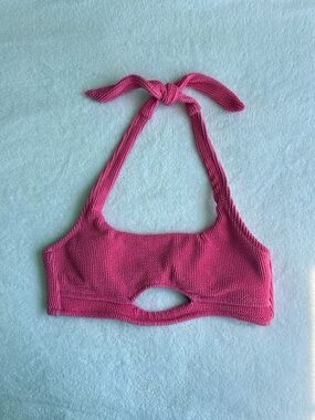 Shade & Shore Pink Bikini Top Size M